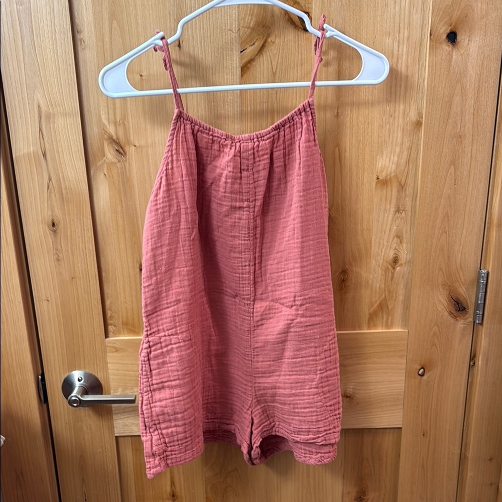Stylish Pink Spaghetti Strap Romper